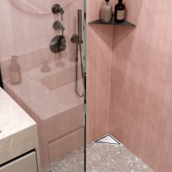 HighLine ramme, hj�rne,  H 15 mm inkl. Panel