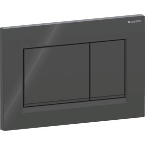 Geberit Sigma30 betjeningsplade. Sort/matsort