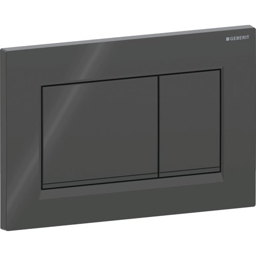 Geberit Sigma30 betjeningsplade. Sort/matsort