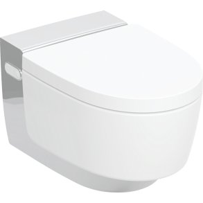 Geberit AquaClean Mera Comfort douchetoilet. krom/hvid