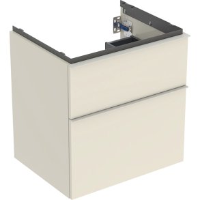 Geberit vaskeskab 592x476x615mm 2skuffer h�jkomprimeret trelags