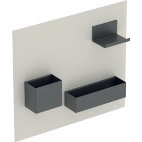 Geberit magnettavle m/kasser mat/sand-gr/mat/lav