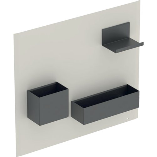 Geberit magnettavle m/kasser mat/sand-gr/mat/lav