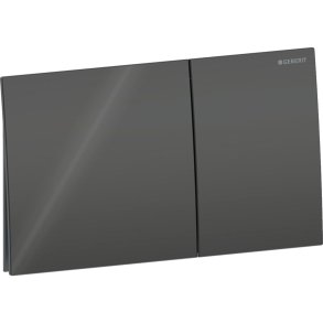 Geberit Sigma70 betjeningsplade glas sort