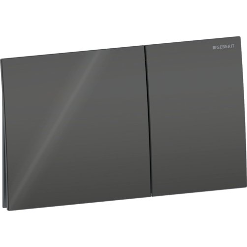 Geberit Sigma70 betjeningsplade glas sort
