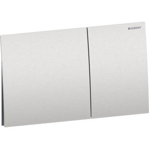 Geberit Sigma70 betjeningsplade b�rstet rustfrit st�l
