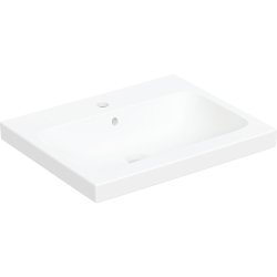 Geberit iCon Light h�ndvask 600x480mm. Til bord- eller bolte montering. Mat hvid