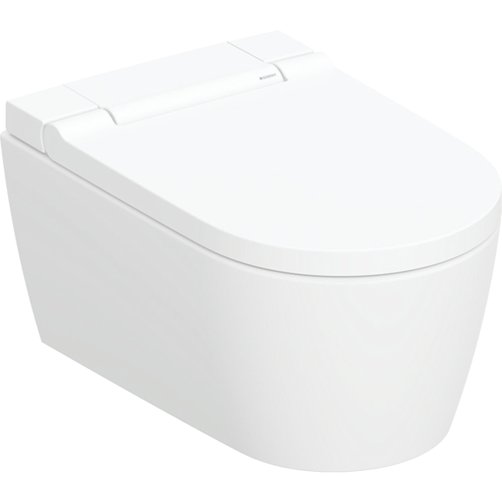Geberit AquaClean Sela douchetoilet v�gh�ngt: WC-sk�l: hvid mat