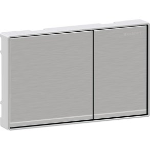 Geberit Omega60 betjeningsplade, b�rstet krom