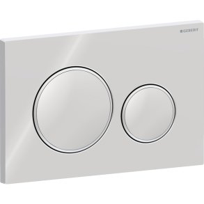 Geberit SIGMA20 betjeningsplade krom/mat krom/krom