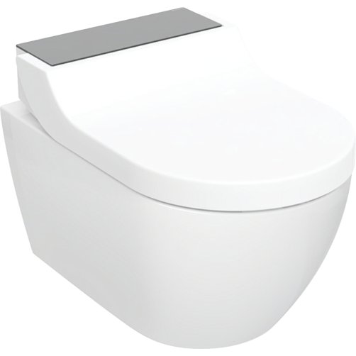 Geberit AquaClean Tuma Comfort douchetoilet inkl. s�de, sort glas