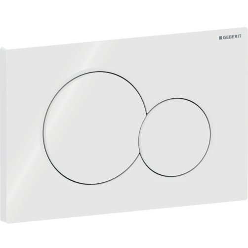 Geberit Sigma01 betjeningsplade, hvid