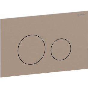 Geberit Sigma 40 betjeningsplade 246x152x4mm - B�rstet r�dguld