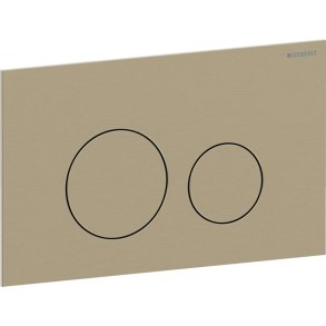 Geberit Sigma 40 betjeningsplade 246x152x4mm - Messing