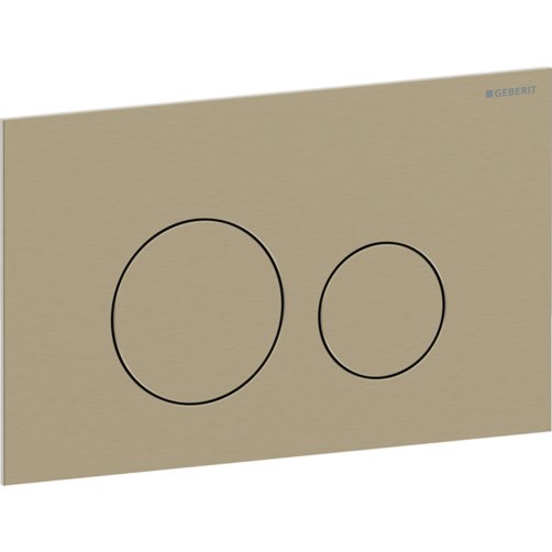 Geberit Sigma 40 betjeningsplade 246x152x4mm - Messing