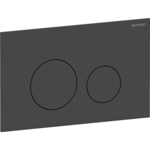 Geberit Sigma 40 betjeningsplade 246x152x4mm - Sort mat 