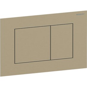 Geberit Sigma 40 betjeningsplade 246x152x4mm  - Messing