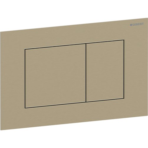 Geberit Sigma 40 betjeningsplade 246x152x4mm  - Messing