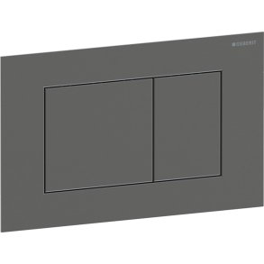 Geberit Sigma 40 betjeningsplade 246x152x4mm - Sort krom