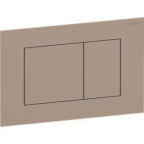 Geberit Sigma40 Square betjeningsplade  - B�rstet r�dguld