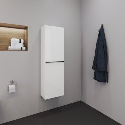 Duravit D-Neo halvhjskab, hvid hjglans, 400x240x1320 mm