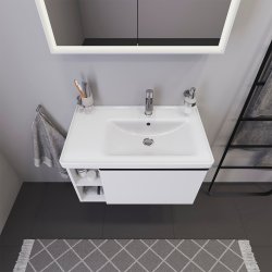 Duravit D-Neo vaskskab, mat hvid, 1-skuffe