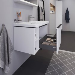 Duravit D-Neo vaskskab, mat hvid, 1-skuffe