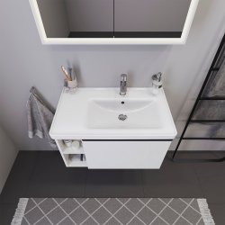 Duravit D-Neo vaskeskab - hvid hjglans,1-skuffe
