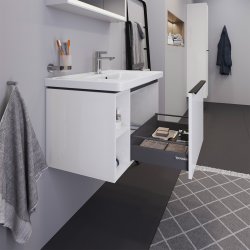 Duravit D-Neo vaskeskab - hvid hjglans,1-skuffe