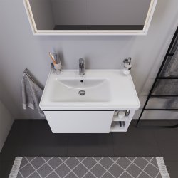 Duravit D-Neo vaskeskab - mat hvid, 1-skuffe