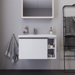Duravit D-Neo vaskeskab hvid glans, 1-skuffe