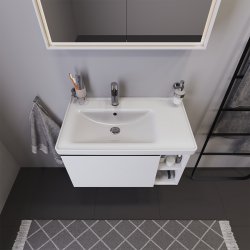 Duravit D-Neo vaskeskab hvid glans, 1-skuffe