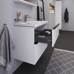  Duravit D-Neo vaskeskab - hvid glans, 2-skuffer