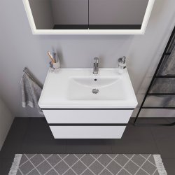 Duravit D-Neo vaskeskab - mat hvid, 2-skuffer