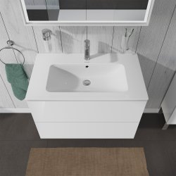 Duravit L-Cube underskab med 2 skuffer. 820x 481 mm. Hvid hjglans