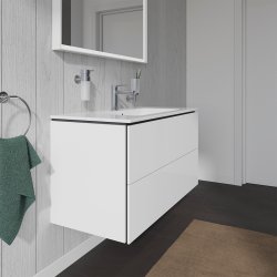 Duravit L-Cube vaskeskab med 2 skuffer. 1020 x 481 mm. Hvid hjglans.