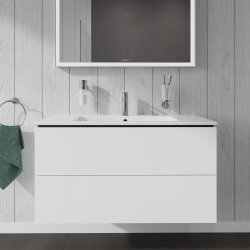 Duravit L-Cube vaskeskab med 2 skuffer. 1020 x 481 mm. Hvid hjglans.