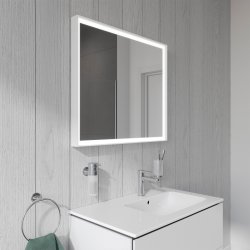 Duravit L-Cube spejl 80 x 70 cm. Med LED belysning