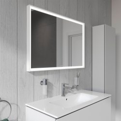 Duravit L-Cube Spejl 100 x 70 cm. Med LED belysning