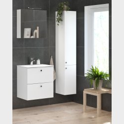 Gustavsberg Graphic Base hjsskab - Hvid