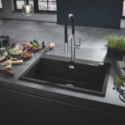 GROHE K700 kkkenvask- Sort Kompositvask