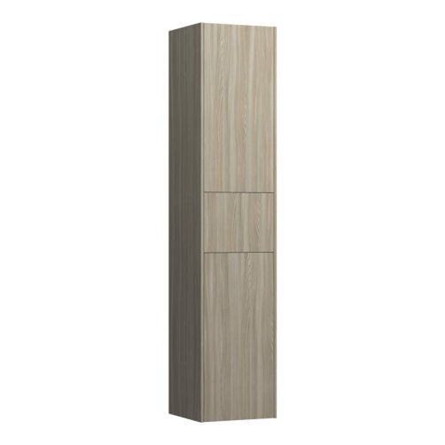 Laufen Base hjskab med 2 lger og en skuffe, hjrehngslet. Lys elm 165x35x33,6cm