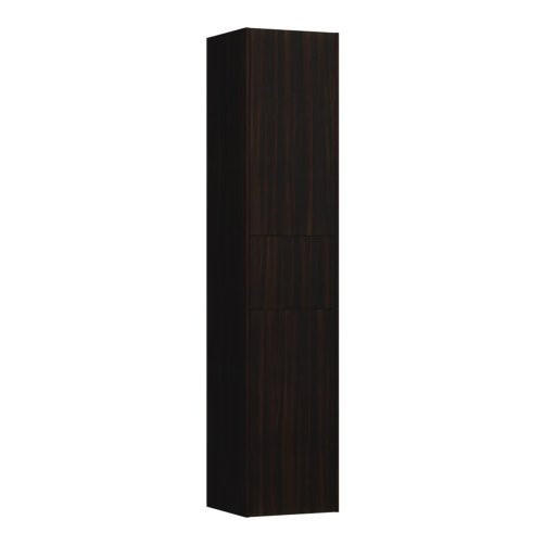 Laufen Base hjskab med 2 lger og en skuffe, hjrehngslet. Mrk elm 165x35x33,6cm