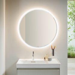 Laufen Frame rundt spejl m. lys, 80