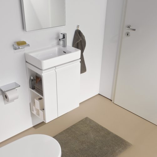 Laufen Pro S møbelsæt 48 cm med højrehængslet låge. Hvid