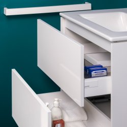 Laufen Base mbelst 60 cm med 2 skuffer inkl. Pro S Slim hndvask. Hvid