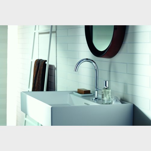 AXOR One Hndvaskarmatur Select 170 med push-open bundventil krom