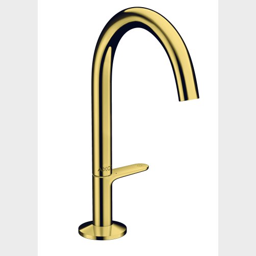 AXOR One Hndvaskarmatur Select 170 med push-open bundventil guld-optik