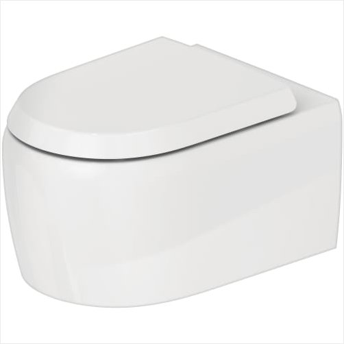  Duravit Qatego vgmonteret toilet, Rimless, 380 x 570 mm