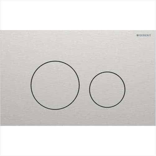 Geberit Sigma40 betjeningsplade 246x152x4mm - Brstet
